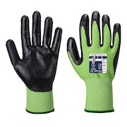 A645 Green Cut Nitrile Foam Gloves